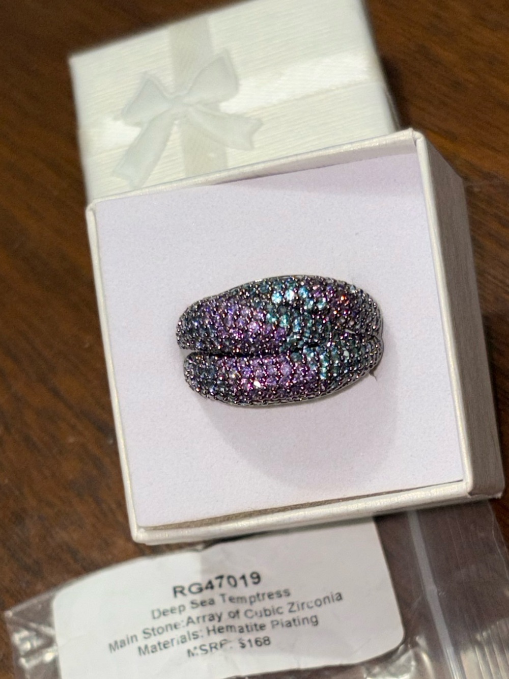 BP Sirens Ring- RG47019 Deep Sea Temptress, Sz11